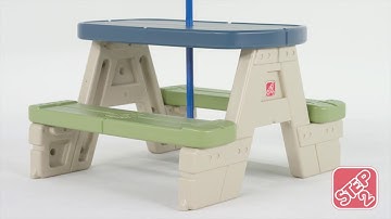 Step2 Sit & Play Picnic Table with Umbrella