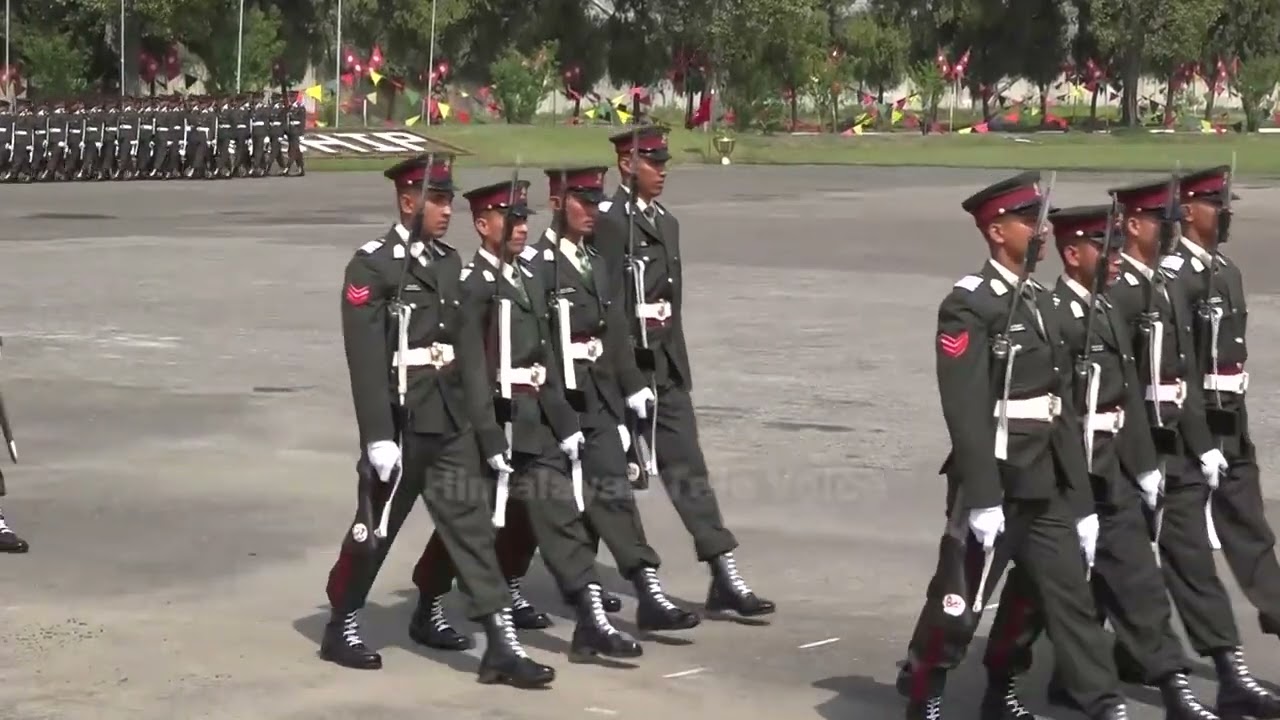 OCTD 57 BASIC PASSOUT PARADE NEPAL ARMY