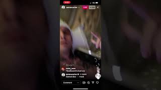 Aaron Carter plays diss track for Ganval #aaroncarterinstagramlive #aaroncarter #winterhaven