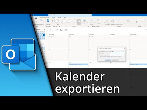 Outlook Kalender exportieren & importieren ✅ Tutorial [Deutsch/HD]