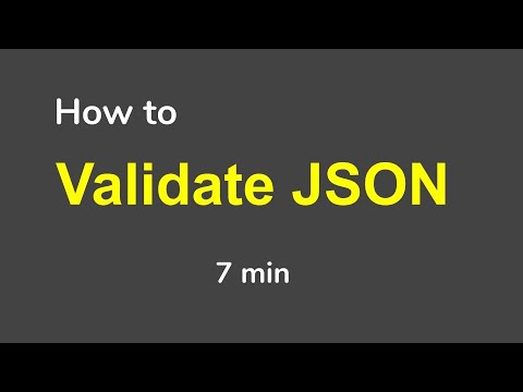 Video: Apakah nol valid di JSON?