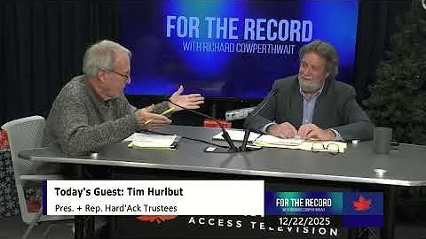 For The Record | Tim Hurlbut | 12/22/2025