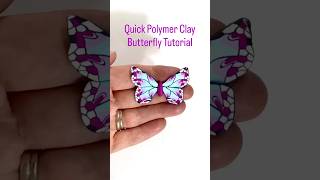 WOW - You can make this too #polymerclay #tutorial #butterfly #oddlysatisfying #asmr
