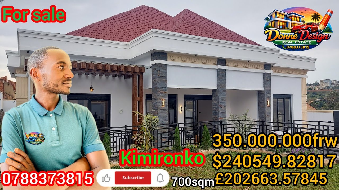 Iyi nzu nti sanzwe iri mu boso 700sqm parking y'imodoka 7, call 0788373815 