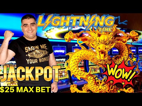 High Limit DRAGON RICHES Lightning Link Slot Machine HANDPAY JACKPOT - $25 Max Bet | SE-2 | EP-16