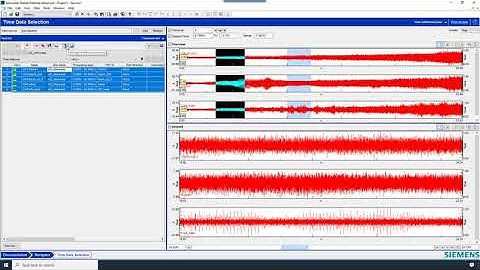 Simcenter Testlab: Time Data Selection