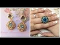 Tutorial Anello/ Orecchini Swarovski e Superduo " Paradise" -