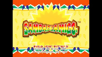 Samba de Amigo - Sega Dreamcast - Intro & Title Screen
