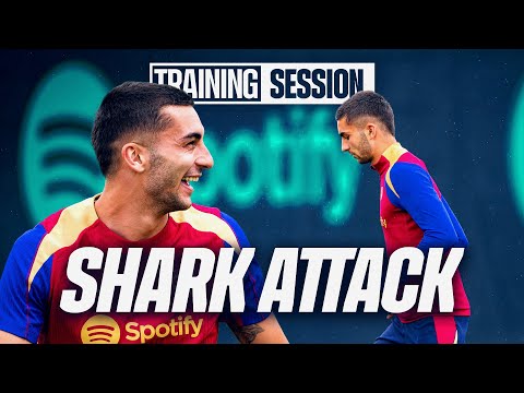 FERRAN TORRES SCORES A SCREAMER! ???? | FC Barcelona training ????????