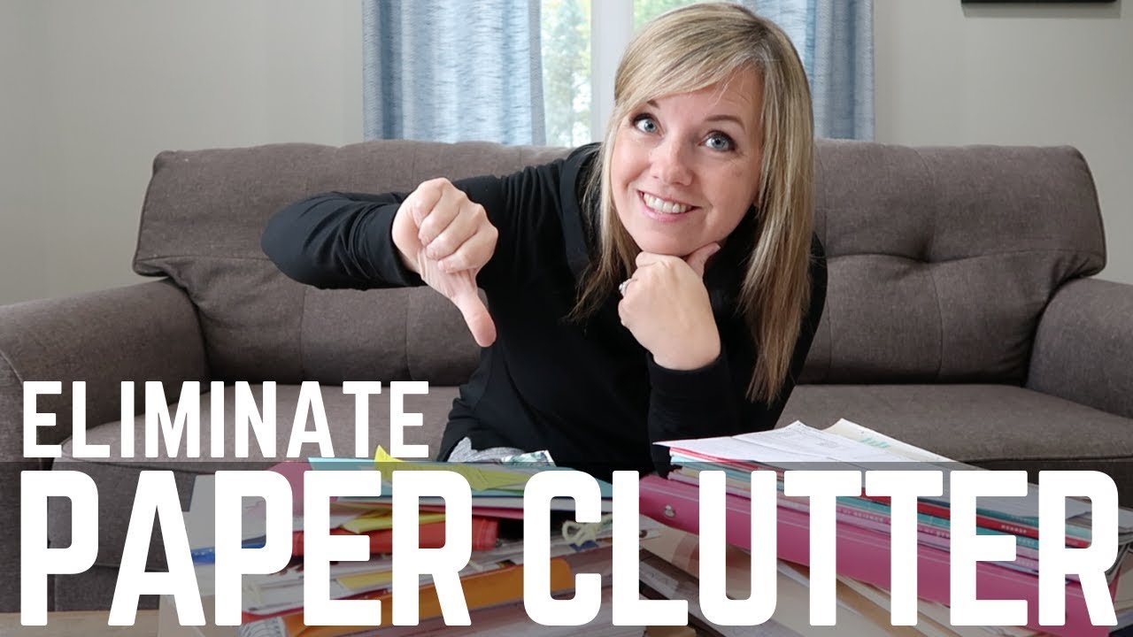 Eradicate Paper Clutter Once & for all! | Minimalist Family Life (2018)