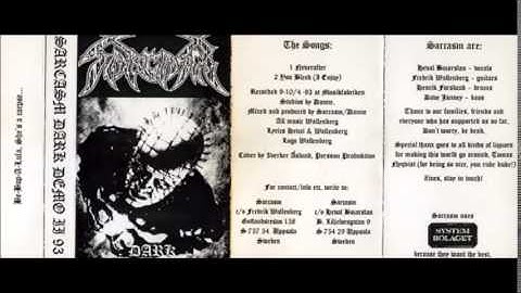 SARCASM (SWEDEN) DARK - FULL DEMO 1993