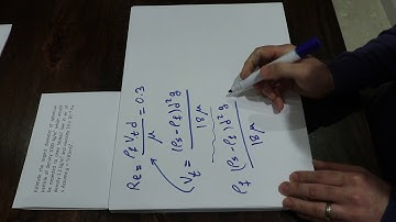 Motion of single particle in fluids: Sample question