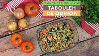 EL MEJOR TABULÉ DE QUINOA CASERO | Receta de ensalada de quinoa estilo tabouleh