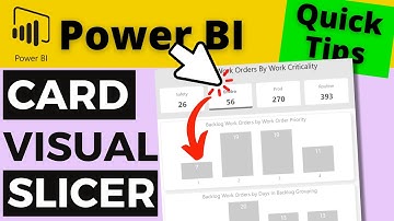 Create Power BI Card Visuals That Act As Slicers Using New Slicer Visual