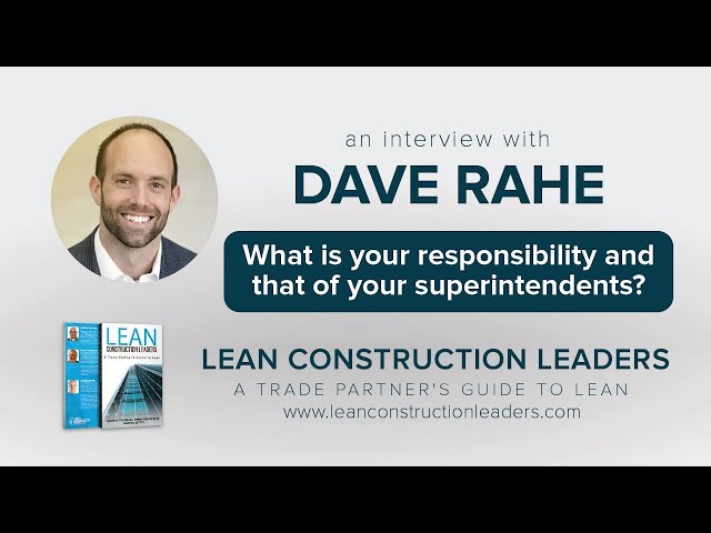 What is your responsibility and that of your superintendents?