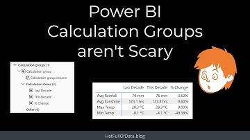 Power BI - Calculation Groups arent scary