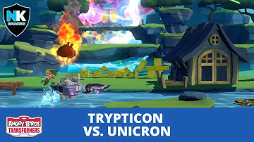 Angry Birds Transformers - Trypticon vs. Unicron