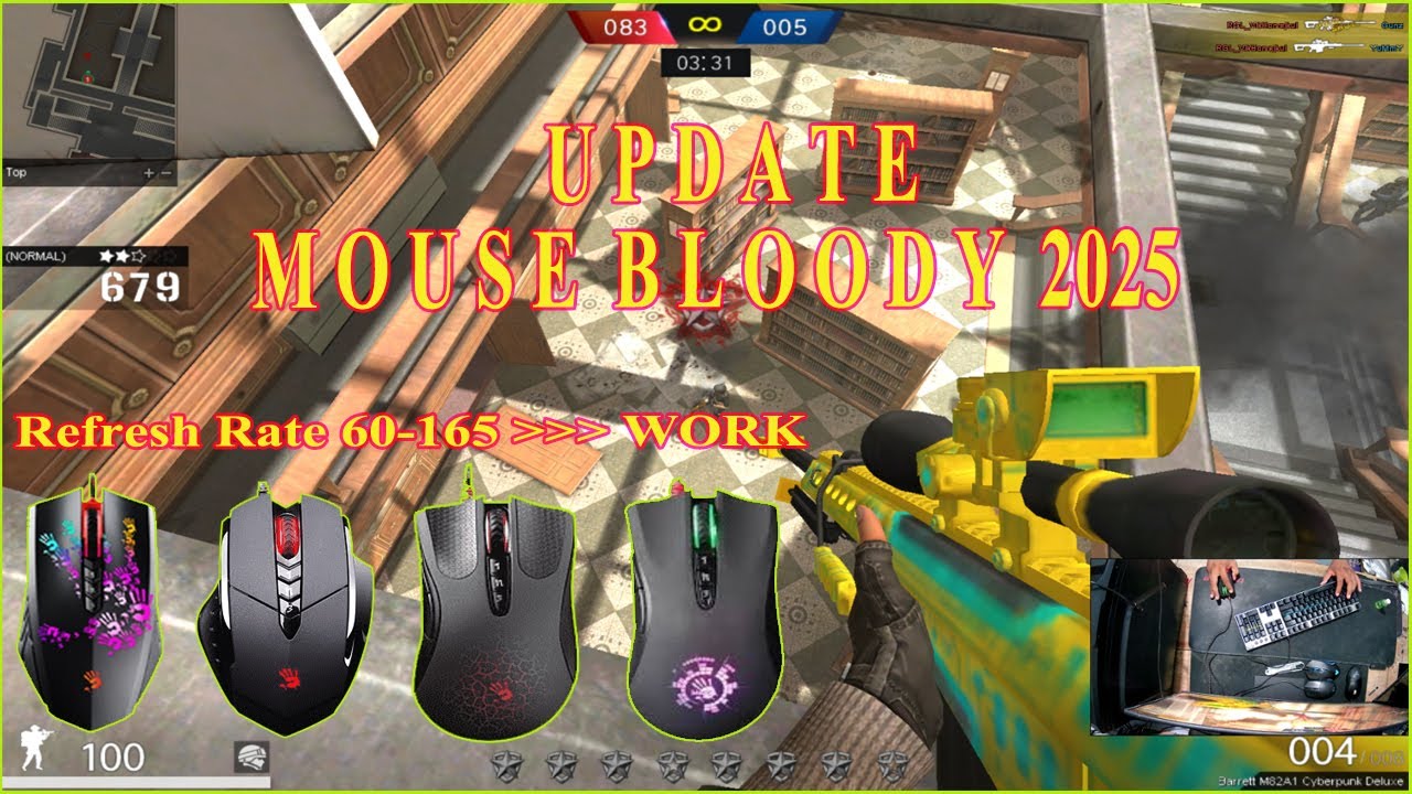FULL SCRIPT Mouse Bloody 2025 V8 Pnp Resolusi 60HZ sampai 1000 Refresh ...