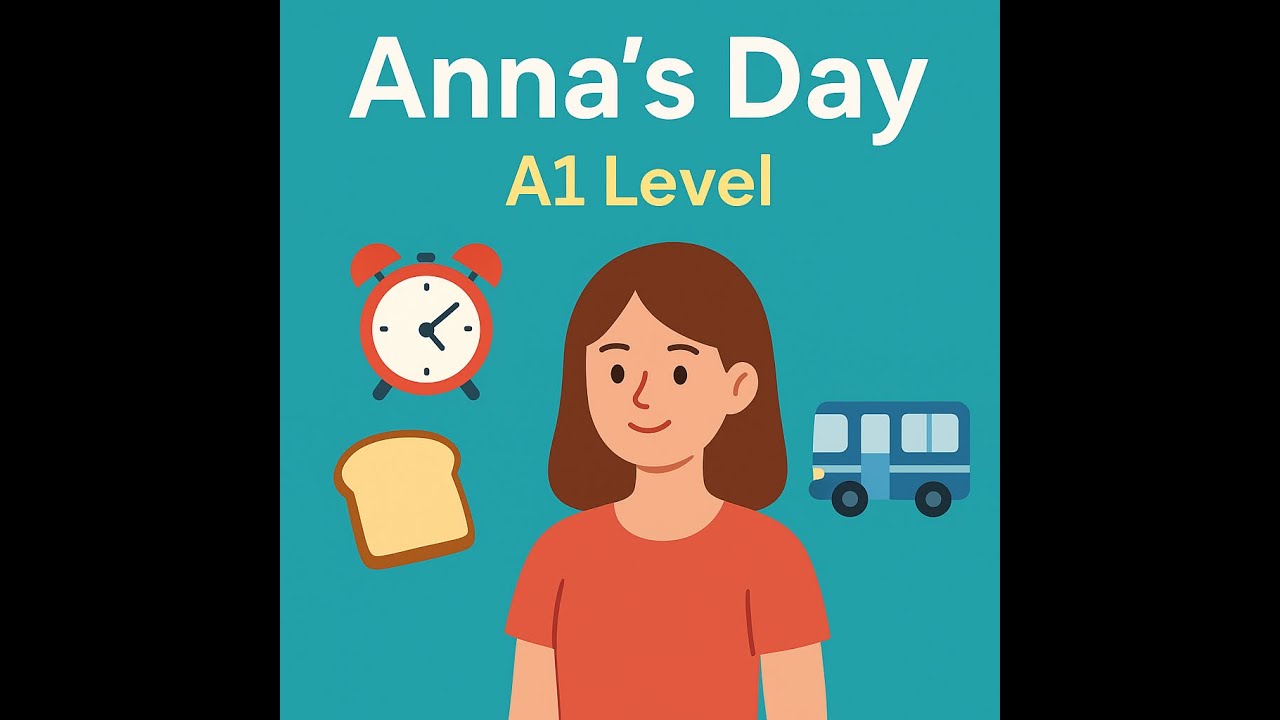 Anna’s Day – A1 English Listening Practice | Daily Routine Story # ...