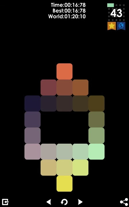 Blendoku 2 Medium 2:147 Solution