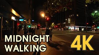 【4K UHD ADELAIDE AUSTRALIA】 New Year Eve Midnight Walking In The City Centre