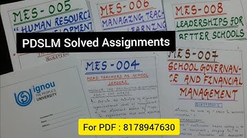 PGDSLM Solved Assignments | MES-004 Assignment | Level Up Learning