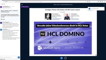 Microsoft Teams Meetings in Lotus Notes/ HCL Notes erstellen