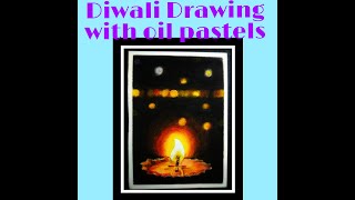 Diwali Special Drawing with oil pastels/ Happy painting ✌️ screenshot 1