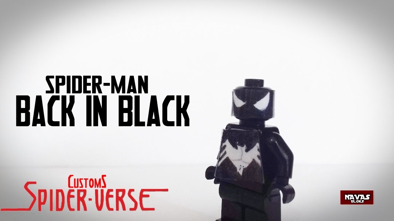 lego spiderman negro