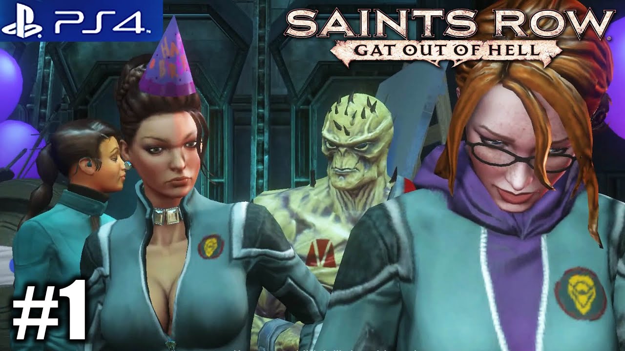 Saints Row: Gat out of Hell - PS4 Playthrough Gameplay 1080p Johnny Gat