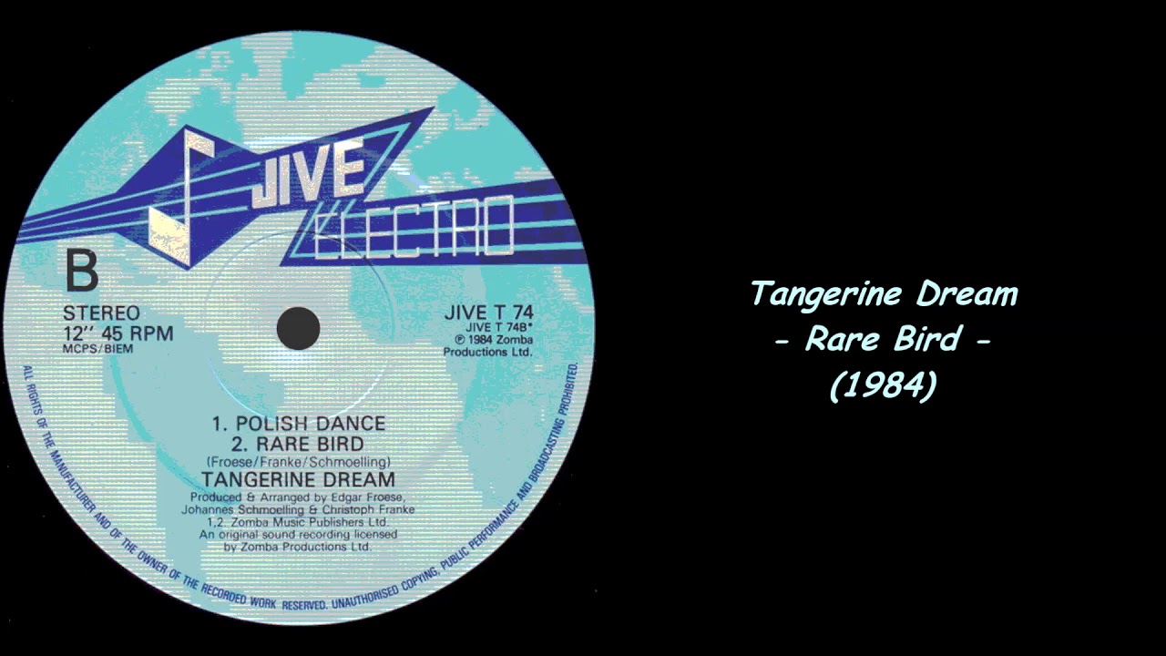 Tangerine Dream Rare Bird (1984) YouTube