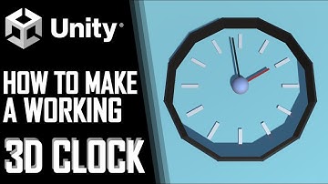 How To Create A Working 3D Clock In Unity - Mini Unity Tutorial