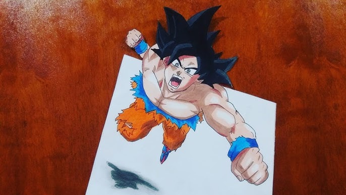 como desenhar Goku ssj 3 #simples #anime #fypシ゚viral #foryoupage #dese