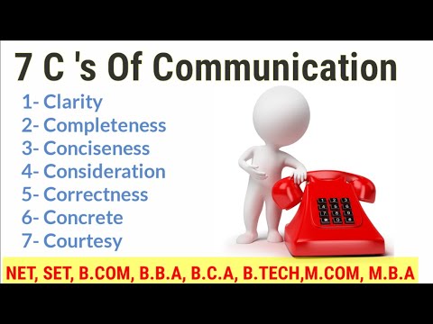 Video: Wat zijn de zeven C's van het ontwerpen van communicatie die allemaal in detail worden besproken?