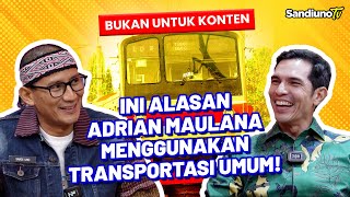 Bukan Untuk Content, Ini Alasan Adrian Maulana Menggunakan Transportasi Umum!