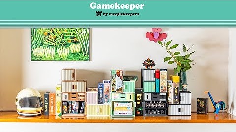 A Kickstarter Project We Love: Gamekeeper - A 3d portable storage solution for your games