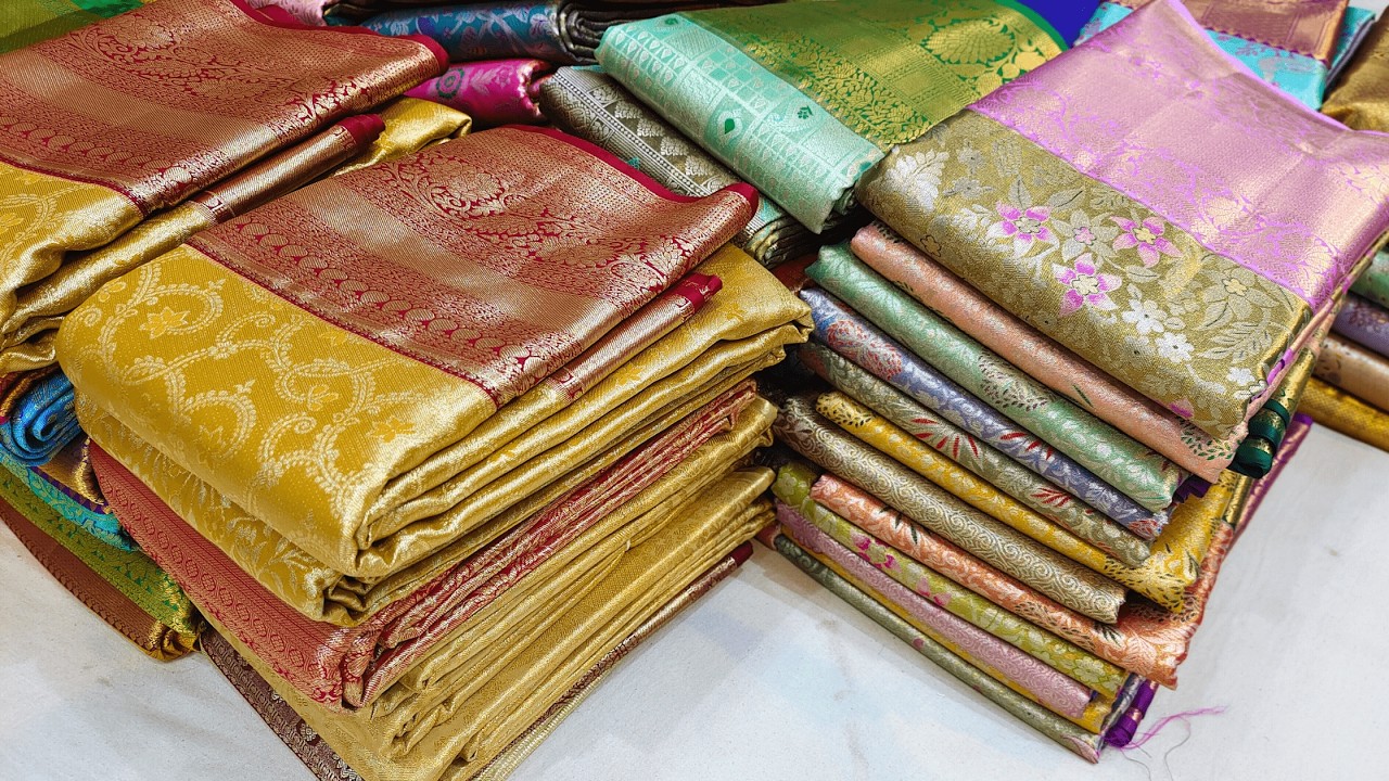 Madina Kanchi Pattu Sarees | పెళ్లి సందడి సేల్ | New Shop OFFER | Single Delivery