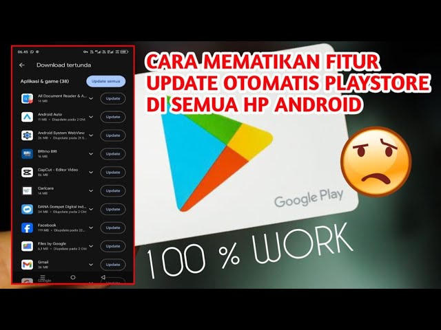 Cara Mematikan Update Otomatis PlayStore di Semua Hp Android Terbaru class=