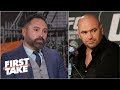 Oscar De La Hoya accuses Dana White of not taking care of fighters | First Take