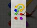 🟢🟠🔵🔴👉🏻💍💄 one line (mini game) #drawing #games #shorts
