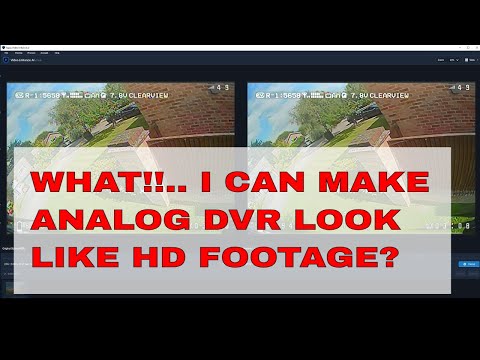 WHAT!!... I CAN MAKE ANALOG DVR LOOK LIKE HD? | TOPAZ VIDEO ENHANCE AI TO THE RESCUE