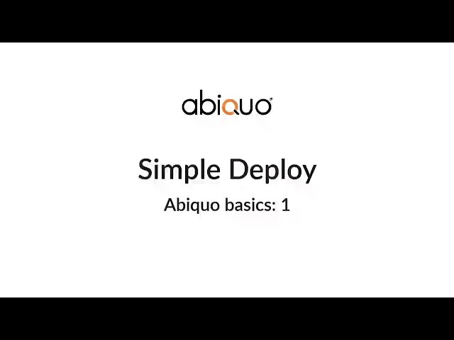 ▶️ How to DEPLOY a Virtual Machine - Simple Deploy  | Abiquo Basics 1