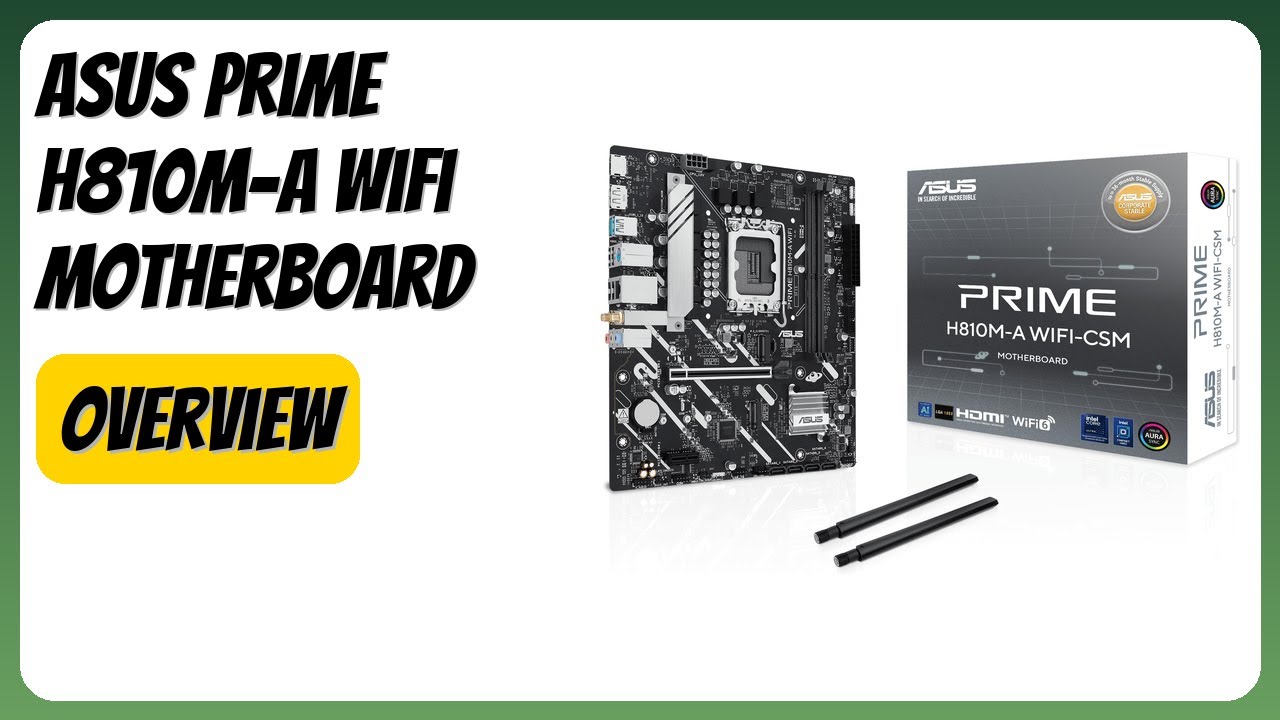 REVIEW (2026): ASUS Prime H810M-A WiFi Motherboard. Features