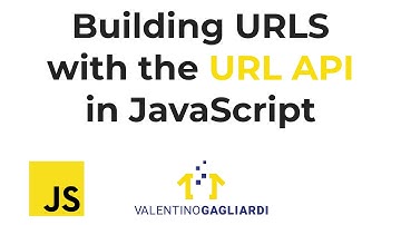 How to build an URL and its search parameters with JavaScript (the URL API)