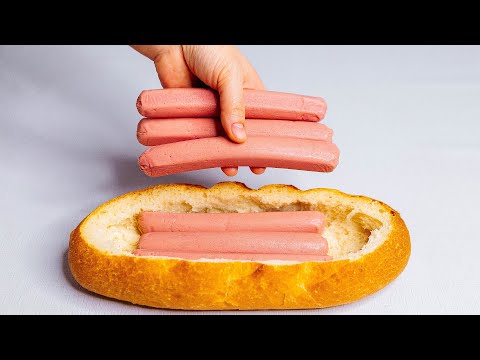 У вас есть батон и сосиски? Топ 3 лучших рецепта для ЗАВТРАКА