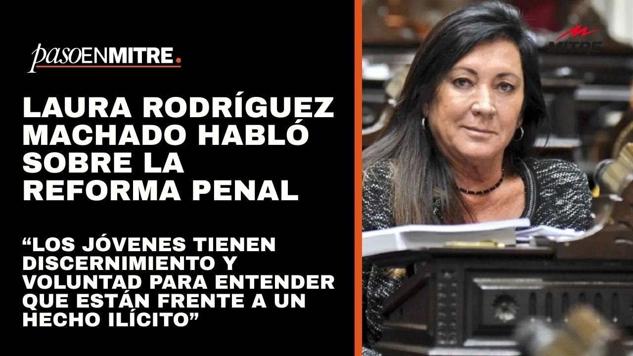 Laura Rodríguez Machado sobre la Reforma Penal: “Los jóvenes tienen discernimiento y voluntad”