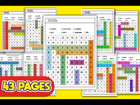 Word Search Puzzle with Solutions