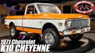 1971 Chevrolet K10 Cheyenne 4X4 Pickup For Sale Vanguard Motor Sales #7813