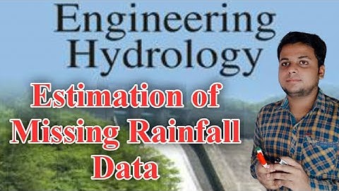 Estimation of Missing Rainfall Data | Engineering Hydrology |Civil Engineering