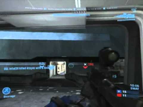 Halo Reach Gameplay SWAT on Sword Base x3 Triples (17-5)